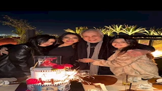 روجينا تحتفل بعيد ميلادها بجلسة تصوير مع زوجها أشرف زكي وابنتيهما (صور)