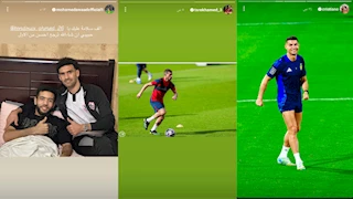 ستوري نجوم كرة القدم.. تهنئة شيكا .. زيارة لاعب الزمالك للقندوسي.. واحتفال إمام عاشور بمولوده