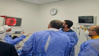 "الرعاية الصحية": بدء تشغيل وحدة مناظير الشعب الهوائية بمستشفى الجهاز التنفسي 