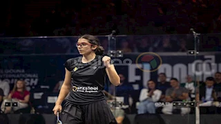 أمينة عرفي تواصل التوهج في بطولة الجونة الدولية للاسكواش وتصعد إلى النهائي