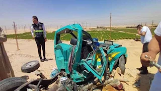 حصيلة مروعة قابلة للزيادة.. ارتفاع ضحايا حادث صحراوى المنيا إلى 8 وفيات و25 مصابا