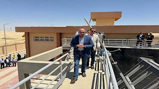 نائب وزير الإسكان يتفقد مشروعات الصرف الصحي بمبادرة "حياة كريمة " بمحافظة الجيزة