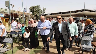 محافظ بني سويف يتفقد الحدائق والمنتزهات خلال احتفالات شم النسيم -صور