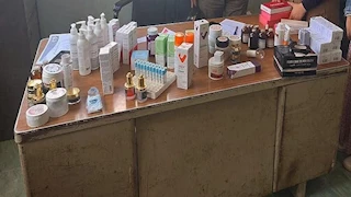  إغلاق مركز تجميل تديره طالبة في المنيا -صور