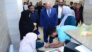 بالصور.. رئيس جامعة سوهاج يتفقد مستشفى الاستقبال والطوارئ