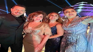 إلهام شاهين تنشر صور من زفاف ليلى زاهر وهشام جمال: "فرح جميل وليلة رائعة"