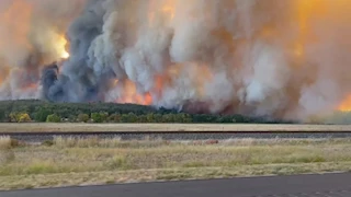 أمريكا: حريق غابات يلتهم آلاف الأفدنة بولاية نبراسكا