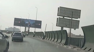 تفاصيل حادث تصادم بين 4 سيارات بكوبري أكتوبر