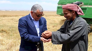 محافظ الإسماعيلية يشهد احتفالية يوم حصاد القمح بمدينة فايد