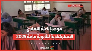 موعد إتاحة النماذج الاسترشادية للثانوية عامة 2025.وإلغاء البوكليت في الشهادة الإعدادية بهذه المحافظة
