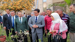 يضم نباتات الزينة والعطرية.. افتتاح معرض الزهور الثاني بجامعة بنها -صور