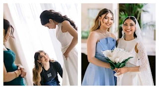 ميار الغيطي توجه رسالة لشقيقتها "مي" بعد زفافها على طبيب بريطاني