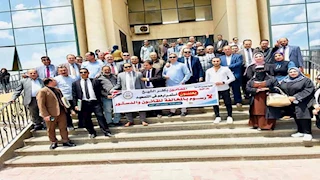 احتجاجًا على زيادة الرسوم.. وقفات احتجاجية للمحامين بمحاكم كفر الشيخ -صور