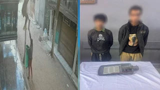 فيديو على فيسبوك يوقع لصوص أعمدة الإنارة بالسلام