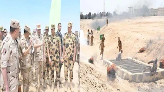 رئيس أركان القوات المسلحة يتفقد المنظومة التعليمية بمعهد ضباط الصف المعلمين  