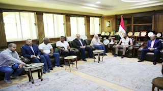 بالصور- محافظ كفر الشيخ يستقبل وزير الزراعة بجمهورية مدغشقر