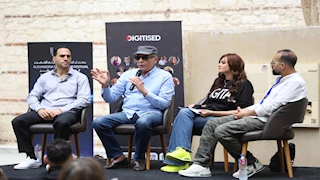 محمود حميدة وبشرى في ندوة "رقمنة التراث" بمهرجان الإسكندرية: حفظ الأرشيف السينمائي مسؤولية وطنية