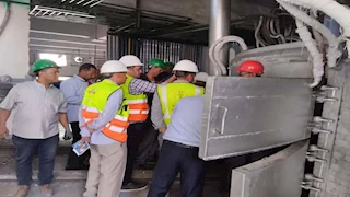 بدء التشغيل الفعلي لفرن الفيروسيليكون بشركة كيما أسوان -صور