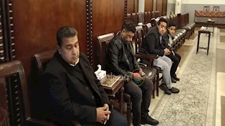 الصور الأولى من عزاء زوجة الفنان نضال الشافعي بالمجمع الإسلامي في الشيخ زايد