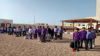  انتظام الدراسة بمدارس جنوب سيناء -صور