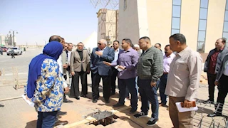 محافظ الوادي الجديد يتفقد مشروعات العاصمة الإدارية بالوادي الجديد