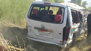 بالأسماء.. 11 مصابًا في انقلاب ميكروباص على زراعي البحيرة