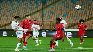 الزمالك يتعادل سلبيا مع مودرن سبورت في الشوط الأول