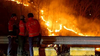  من جديد.. حرائق غابات في كوريا الجنوبية والسلطات تُحذر من تمدد النيران