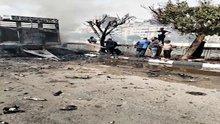 رعب على زراعي سوهاج.. النيران تشتعل في شاحنة وتلتهم حمولتها بالكامل- صور