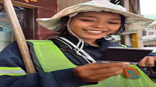 عاملة نظافة تصبح عارضة أزياء بالصدفة.. والسبب فيديو على "تيك توك"
