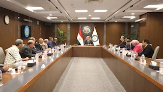 وزير البترول يبحث مع النقابة العامة للمناجم والمحاجر التعاون في تطوير قطاع التعدين 