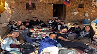   سحر وديان سانت كاترين يجذب السياح رغم تقلبات الطقس -صور 