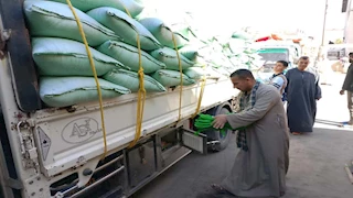 بالصور- توريد 91 ألف طن قمح لصوامع وشون أسوان 