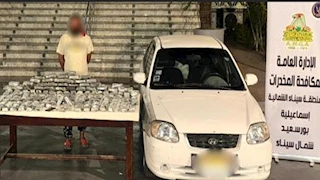 ضبط 150 كيلو حشيش بحوزة عنصر إجرامي في القنطرة