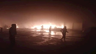 السيطرة على حريق داخل محطة بطاطس بالبحيرة (صور)