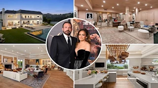 قصر الأحلام بـ60 مليون.. 16 صورة فاخرة لمنزل جنيفر لوبيز وبن أفليك