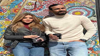 زوجة نجم فاركو تحتفل بعيد زواجها الخامس وميلاد نجلها