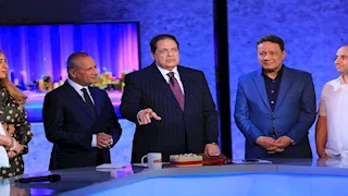 بصحبة أبو العينين.. أول ظهور لأحمد موسى بعد غيابه