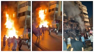 حريق هائل يلتهم مطعمًا شهيرًا بمصر الجديدة.. وإخلاء السكان أعلى العقار