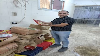 ضبط 180 كيس برجر منتهي الصلاحية خلال حملة صحية بالقليوبية -صور