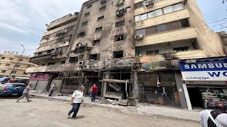 المكان اتحوّل رماد.. 19 صورة ترصد آثار الدمار بمطعم شهير في مصر الجديدة