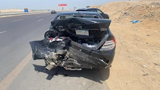 "قدر الله وماشاء فعل".. نجم الأهلي السابق يتعرض لحادث سير