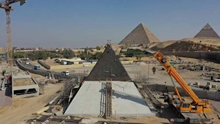 هرم جديد.. أحدث 9 صور لمحطة مترو الرماية بالخط الرابع 