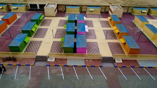 ننشر أول صور للكرفانات البديلة لنادي المنتزه بالإسماعيلية