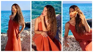 أحدث جلسة تصوير لـ يارا السكري على الشاطئ.. والجمهور يغازلها