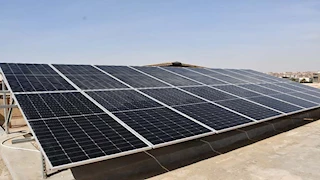 محطة طاقة شمسية ضمن مشروعات تخرج كلية التكنولوجيا بجامعة حلوان- تفاصيل