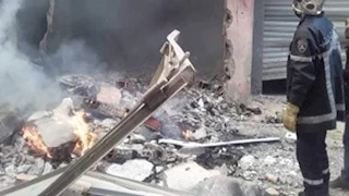 انفجار أسطوانة أكسجين داخل مخزن خردة في الدقهلية