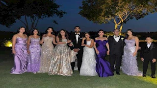 22 صورة.. سوزان نجم الدين والتهامي ودينا عبدالله بحفل زفاف ابنة أمل رزق