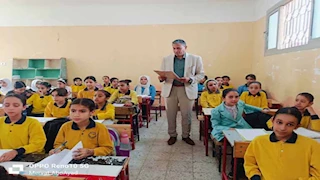 وكيل تعليم الجيزة يشيد بانتظام امتحانات المواد غير المضافة للمجموع