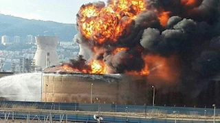 انفجار في مصفاة تبريز الإيرانية  